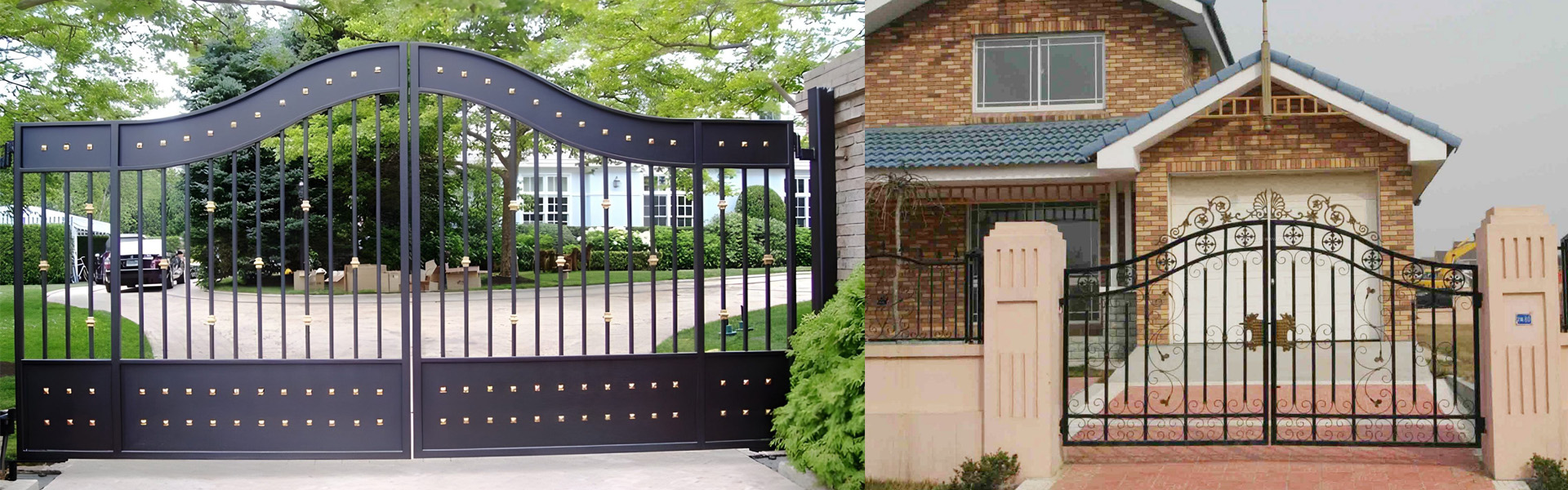 Rising Dragon Stainless Steel Iron Entrance Gate