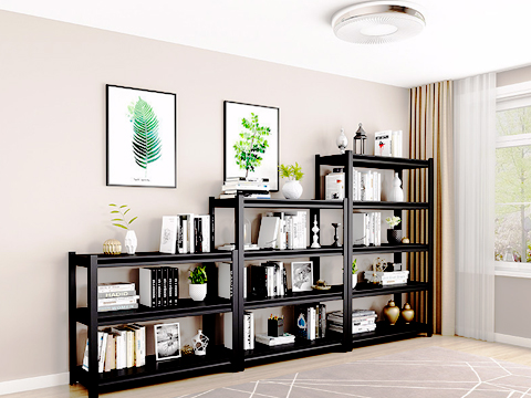 室内多功能不锈钢书架